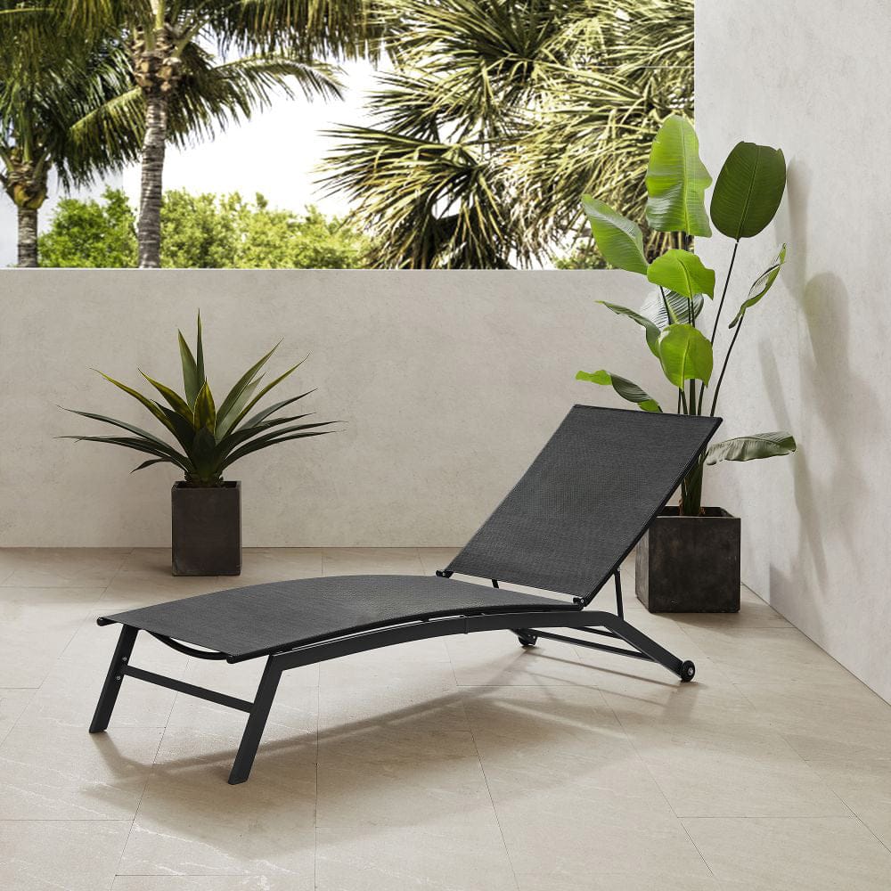 Crosley Furniture - Weaver Outdoor Chaise Lounge - CO6310MB-CL view 6
