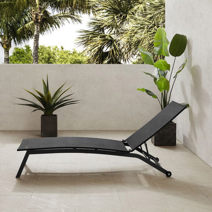 Crosley Furniture - Weaver Outdoor Chaise Lounge - CO6310MB-CL view 7