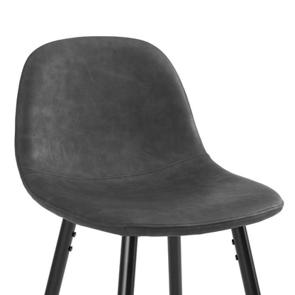 Crosley Furniture - Weston 2Pc Bar Stool Set Distressed Black/Matte Black (Set of 2) - CF501629-BK veiw 4