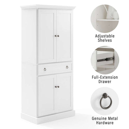 Crosley Furniture Winston Storage Pantry White - KF33026WH veiw 4