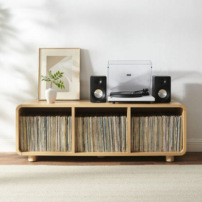 Crosley Furniture - Zoe Large Record Player Stand With Vinyl Storage - CF1137-AH view 5