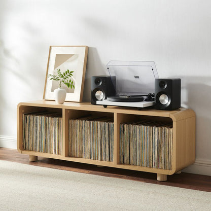 Crosley Furniture - Zoe Large Record Player Stand With Vinyl Storage - CF1137-AH view 6