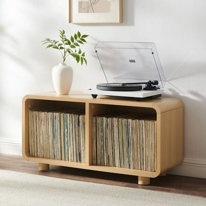 Crosley Furniture - Zoe Medium Record Player Stand With Vinyl Storage - CF1136-AH view 7