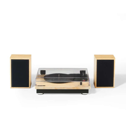 Crosley Radio - Brio Record Player With Speakers In Natural - CR6043A-NA veiw 5