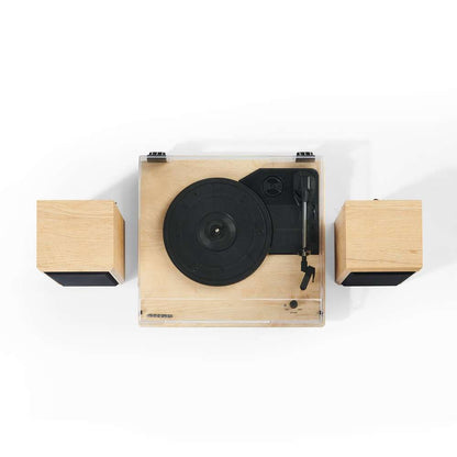 Crosley Radio - Brio Record Player With Speakers In Natural - CR6043A-NA veiw 9