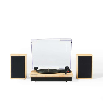 Crosley Radio - Brio Record Player With Speakers In Natural - CR6043A-NA veiw 11