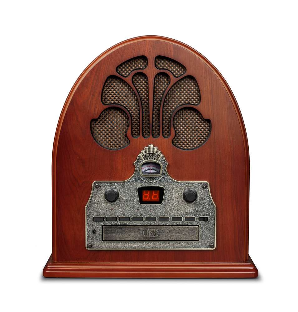 Crosley Radio - Cathedral Radio Cd Player In Paprika - CR32D-PA veiw 1