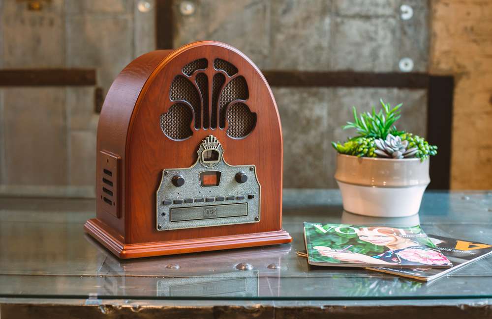 Crosley Radio - Cathedral Radio Cd Player In Paprika - CR32D-PA veiw 2