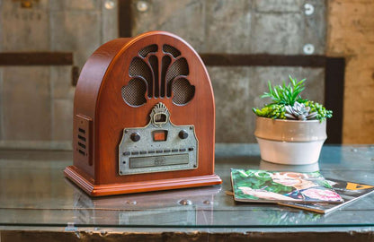 Crosley Radio - Cathedral Radio Cd Player In Paprika - CR32D-PA veiw 2