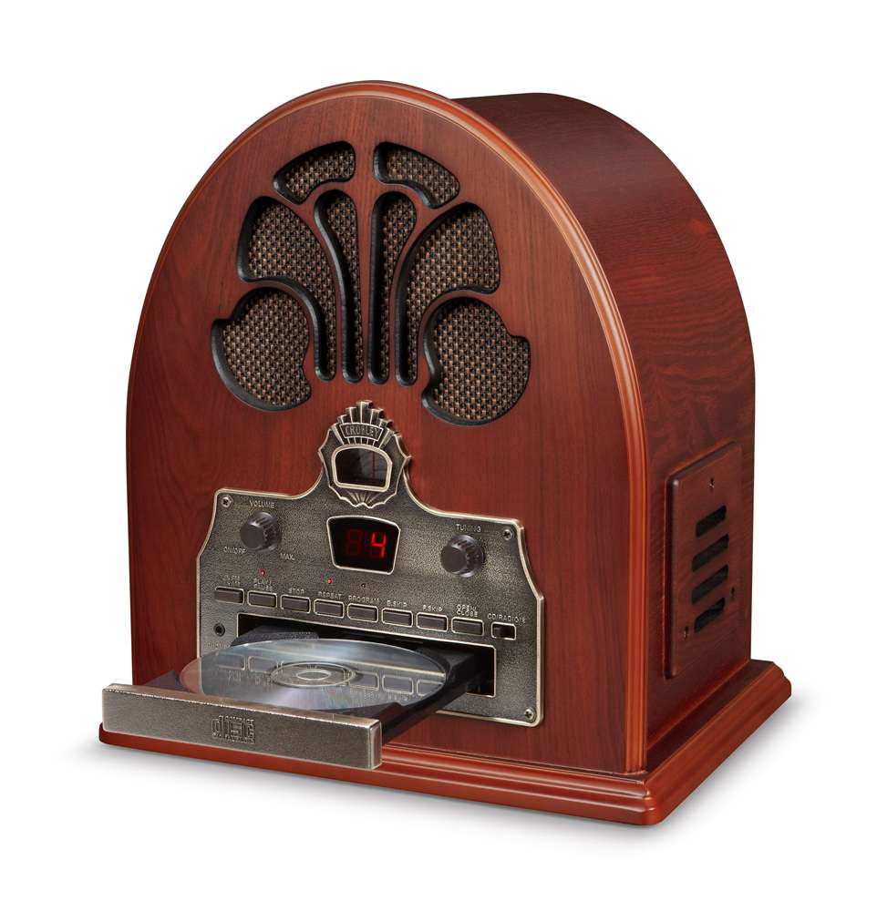 Crosley Radio - Cathedral Radio Cd Player In Paprika - CR32D-PA veiw 5