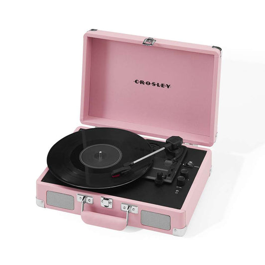 Crosley Radio - Cruiser Deluxe Record Player In Blush - CR8005E-BH veiw 1