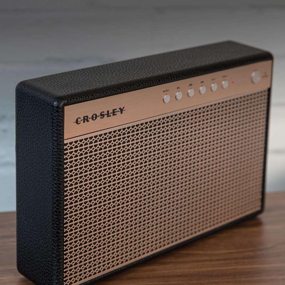 Crosley Radio - Montero Bluetooth Speaker In Black - CR3112A-BK veiw 3