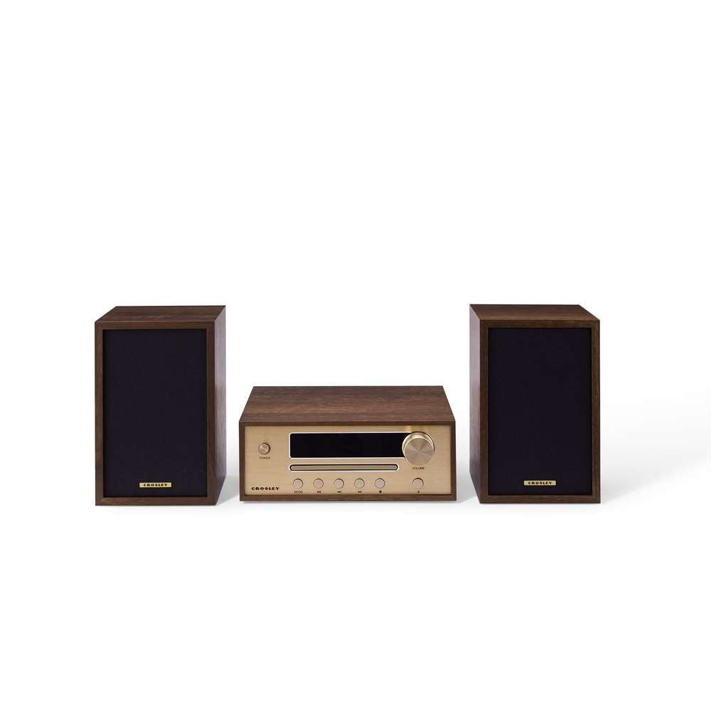 Crosley Radio - Parker Radio Cd Player In Walnut - CR3503A-WA veiw 1