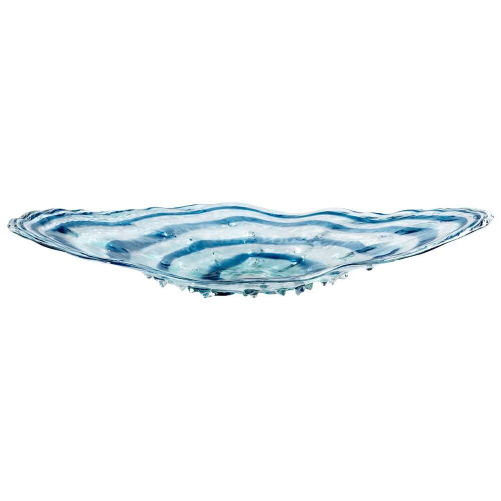 Cyan Design - Abyss Plate in Blue & Clear - 05362 veiw 1