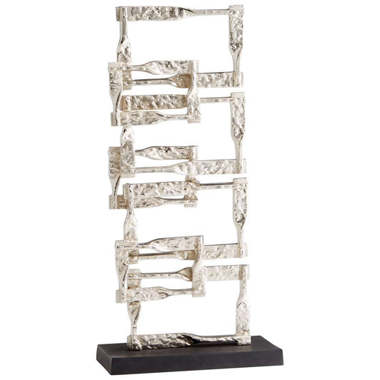 Cyan Design - Akira Sculpture in Matt Black and Nickel - Medium - 10627 veiw 1