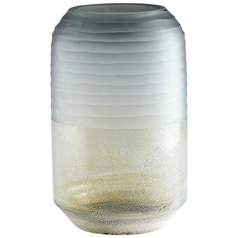 Cyan Design - Alchemy Vase in Grey and Guilded Silver - Large - 11104 veiw 1