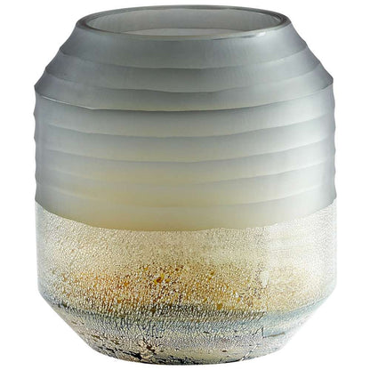 Cyan Design - Alchemy Vase in Grey and Guilded Silver - Small - 11102 veiw 1