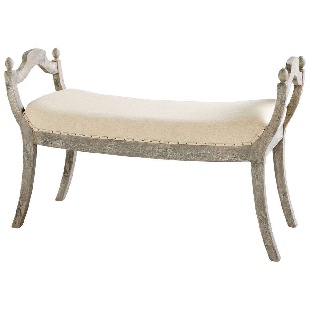 Cyan Design - Alice Stool #2 in Weathered Grey - Large - 09601 veiw 1