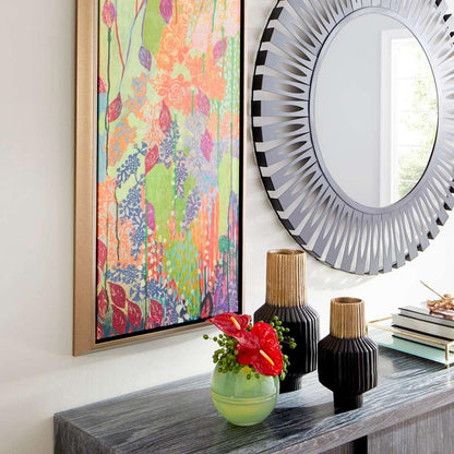 Cyan Design - Allumage Vase in Matt Black and Gold - Medium - 10625 veiw 2