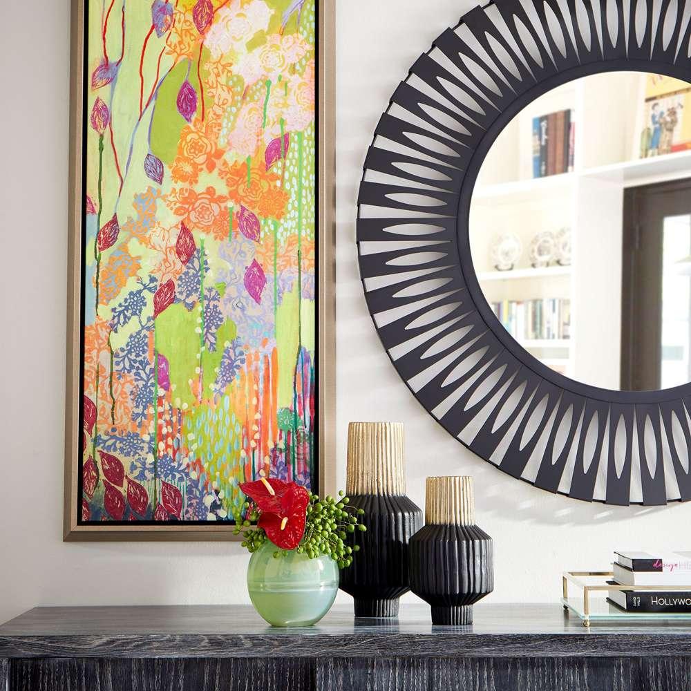 Cyan Design - Allumage Vase in Matt Black and Gold - Small - 10624 veiw 3