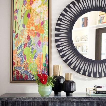 Cyan Design - Allumage Vase in Matt Black and Gold - Small - 10624 veiw 3