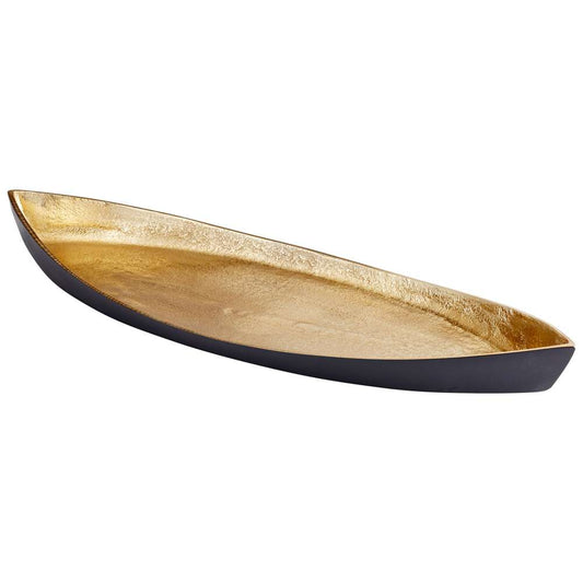 Cyan Design - Alumbrar Tray in Matt Black and Gold - Medium - 10619 veiw 1