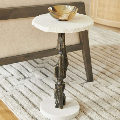 Cyan Design - Amida Side Table in Bronze in White - 11442 veiw 2