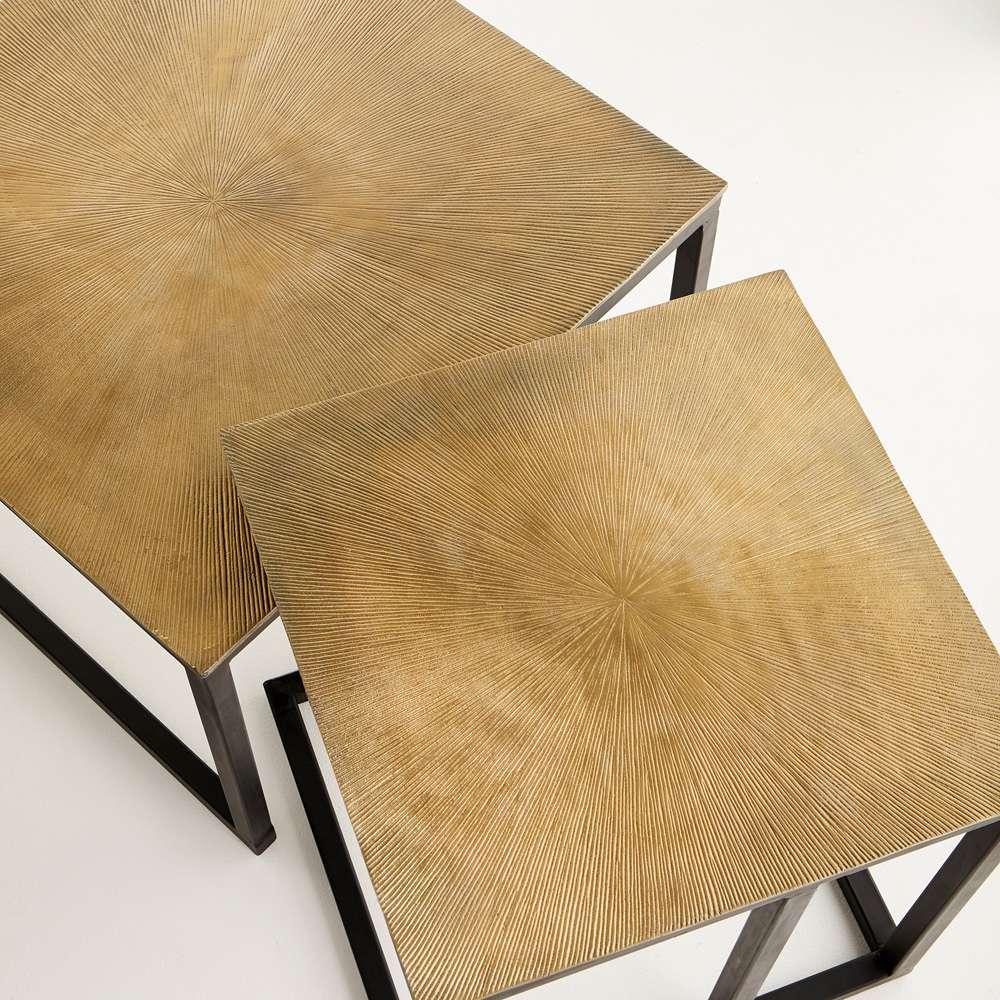 Cyan Design - Arca Nesting Tables in Black and Brass - 09712 veiw 2