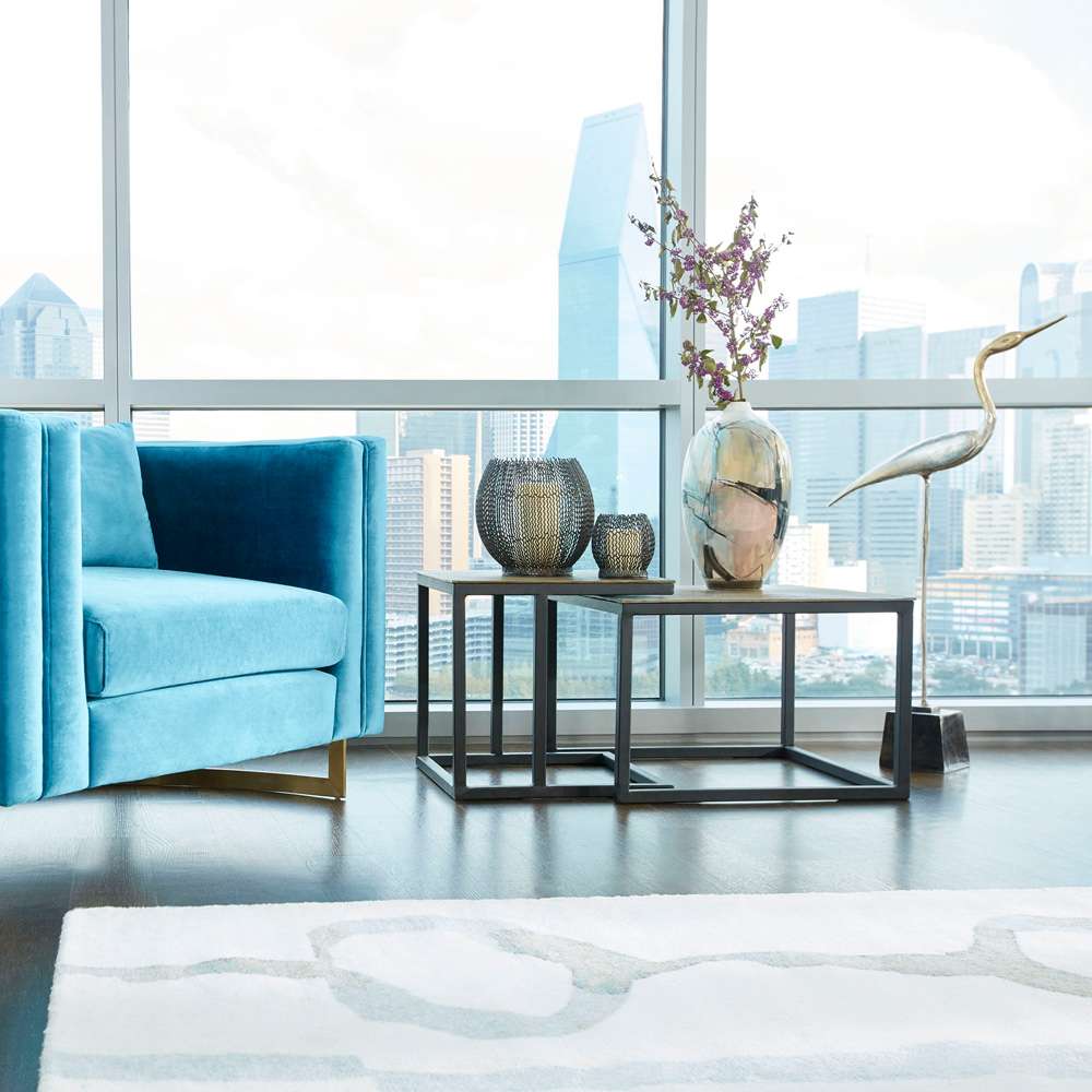 Cyan Design - Arca Nesting Tables in Black and Brass - 09712 veiw 4