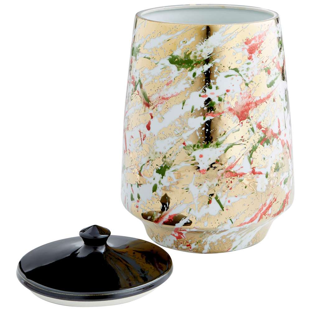 Cyan Design - Ardent Splash Container in Multi-Color Glaze - Medium - 10809 veiw 3