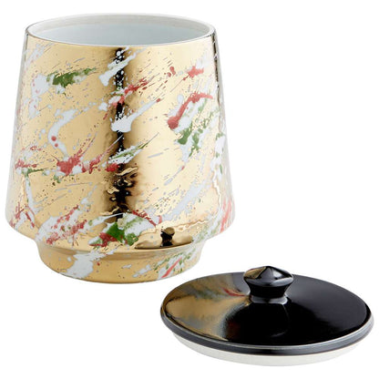 Cyan Design - Ardent Splash Container in Multi-Color Glaze - Small - 10808 veiw 3