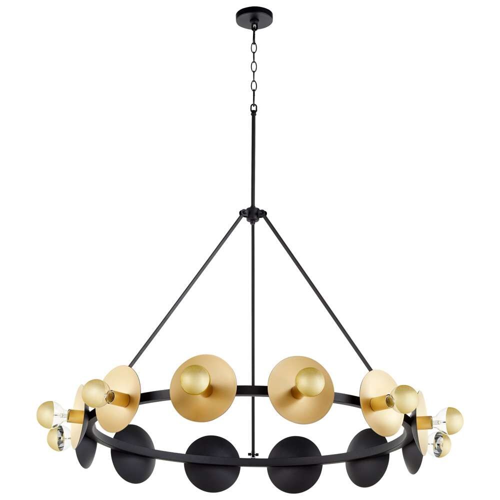 Cyan Design - Artemis Chandelier in Noir and Gold Leaf - Large - 10981 veiw 1