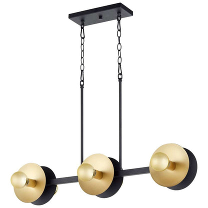 Cyan Design - Artemis Chandelier in Noir and Gold Leaf - Small - 10979 view 1