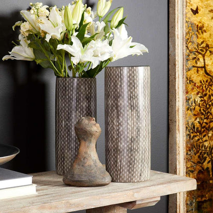 Cyan Design - Atacama Vase in Thatched Sienna - Medium - 10933 veiw 2