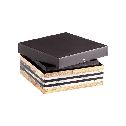 Cyan Design - Avondale Container in Natural and Black - Small - 10232 veiw 2