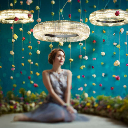 Cyan Design - Beaming Around Pendant in Chrome - Large - 08850 veiw 2