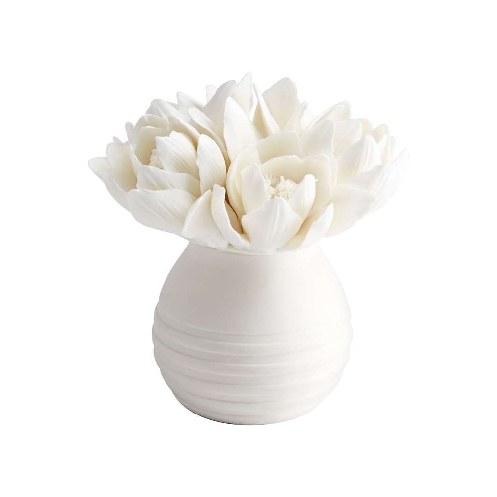Cyan Design - Blooming Fleur Sculpture in White - 10286 veiw 1