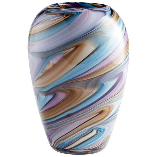 Cyan Design - Borealis Vase in Sky Blue Cafe Swirl - Small - 09523 veiw 1