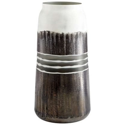 Cyan Design - Borneo Vase in Black and White - Small - 10855 veiw 1