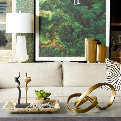 Cyan Design - Britons Sculpture in Antique Brass and Black - 10219 veiw 3