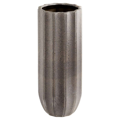Cyan Design - Brutalist Vase in Grey - Large - 11189 veiw 1