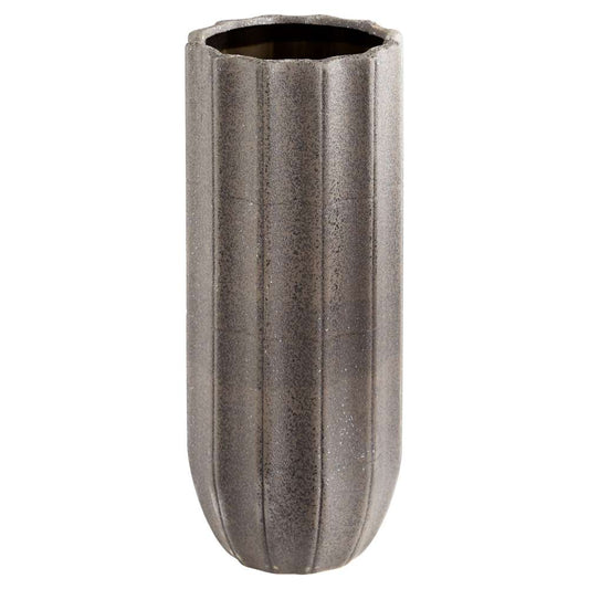 Cyan Design - Brutalist Vase in Grey - Large - 11189 veiw 1