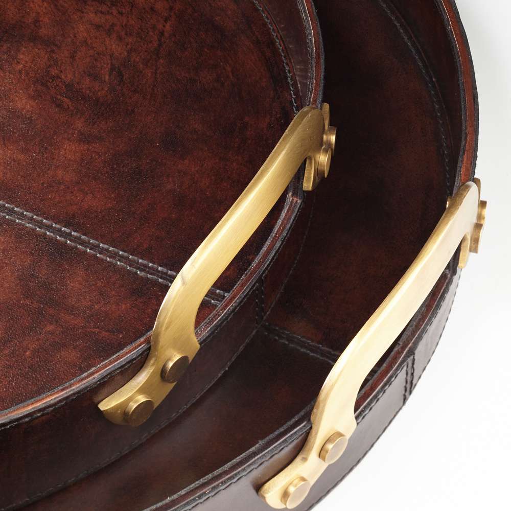 Cyan Design - Bryant Tray in Brown - Small - 06974 veiw 2