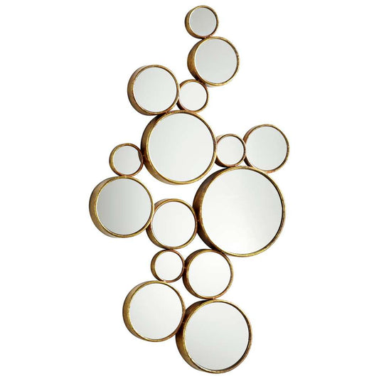 Cyan Design - Bubbles Mirror in Gold - 05825 veiw 1