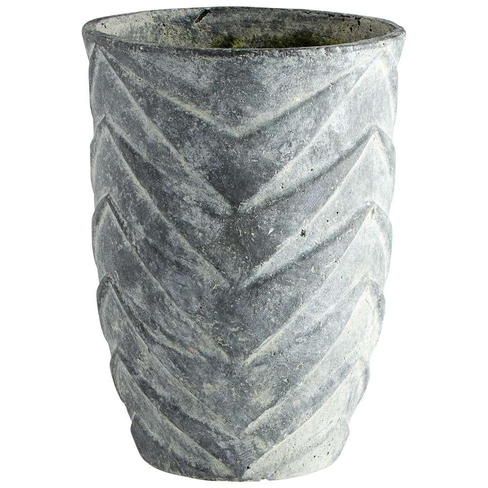 Cyan Design - Bullard Planter in Pewter Gray - Small - 11060 veiw 1