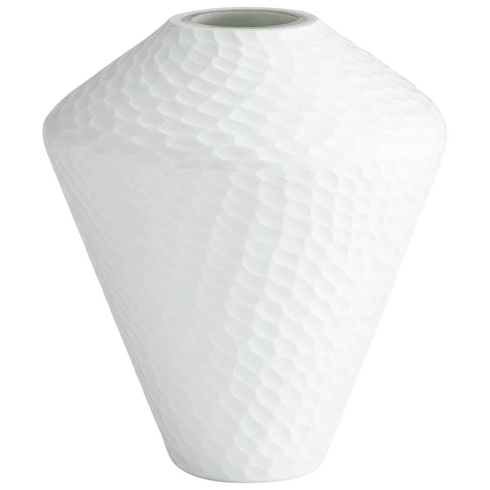 Cyan Design - Buttercream Vase in White - Small - 07315 veiw 1