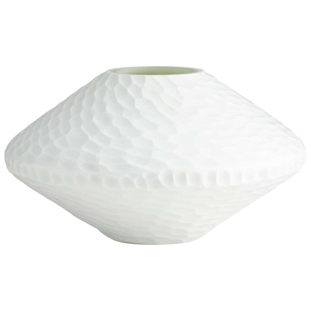 Cyan Design - Buttercream Vase in White - 07314 veiw 1