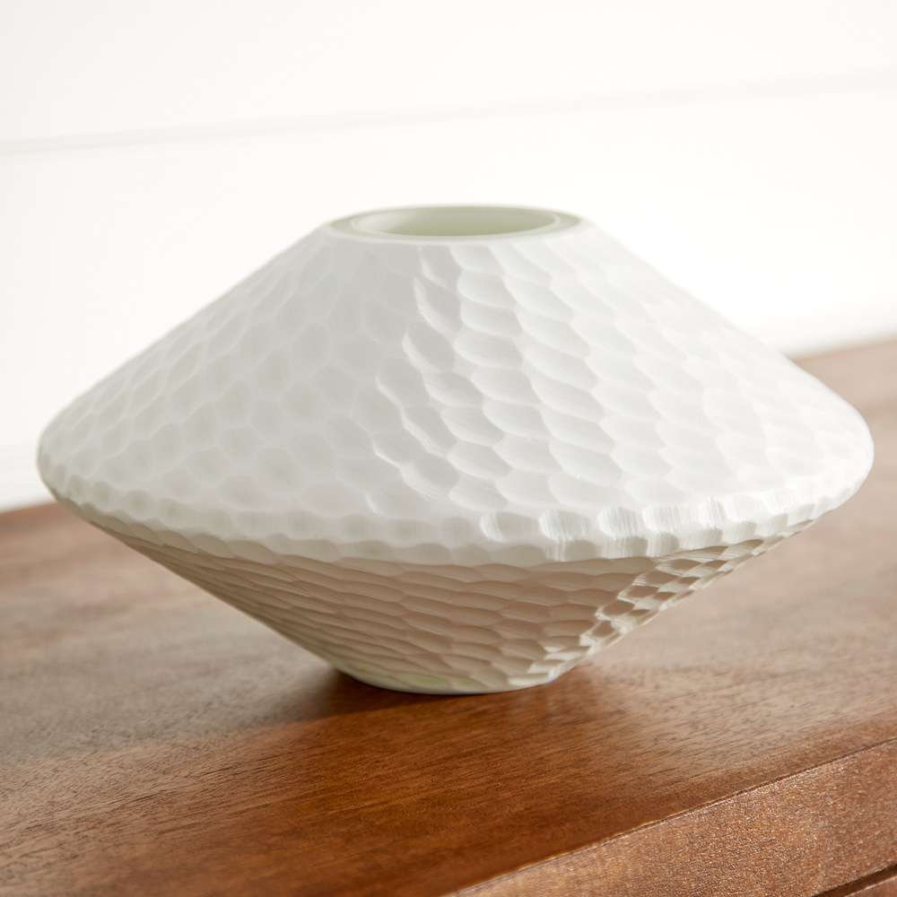 Cyan Design - Buttercream Vase in White - 07314 veiw 2