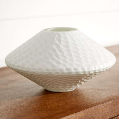 Cyan Design - Buttercream Vase in White - 07314 veiw 2