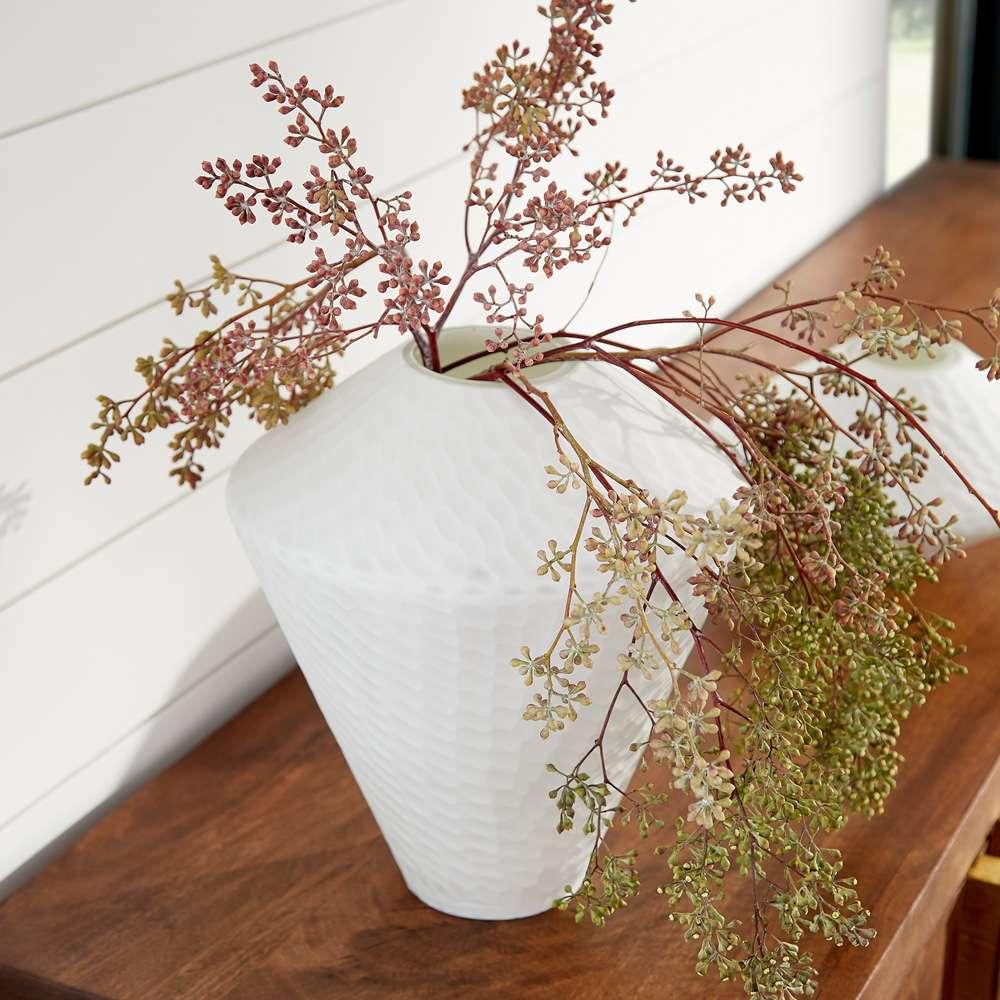 Cyan Design - Buttercream Vase in White - 07314 veiw 3